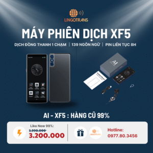 Máy phiên dịch like new Lingotrans XF5