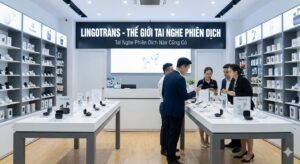 Thế giới tai nghe phiên dịch Lingotrans